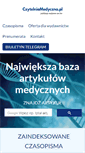 Mobile Screenshot of czytelniamedyczna.pl